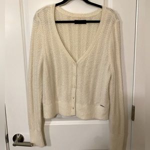 Never Worn Abercrombie & Fitch Soft & Cozy Sweater (Cream Colored, Size Large)